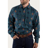 Men's Long Sleeve Printed Shirt