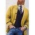 Men's Leisure Comfort Half-high Collar Sweater Button Jacket